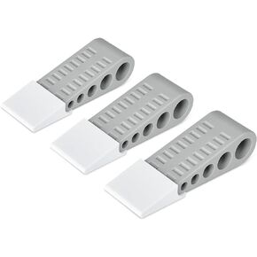 Door Stopper,3 Pack Heavy Duty Rubber Door Stops, Non-Slip Design, Stackable, Suitable for Home and Office Use, Works on Wood Floors, Carpets, Tiles, and Concrete