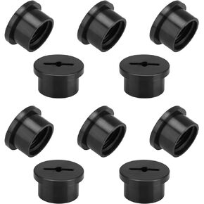 Bladder Valve Screws for Riddell Speedflex Helmet and Speed Icon Football Helmet,High Impact Resistant Valve Cap for Youth Speedflex Helmet, Keep the Riddell Helmet Parts Sealed 10 Pcs Black