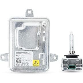 RANSOTO 130732931515 Xenon Headlight Ballast Control Unit Module with D3S Bulb Compatible with Dodge Dart Cadillac CTS XTS Chevy Camaro Land Rover Mercedes-Benz CLA250 GLA250 Volvo C30 C70