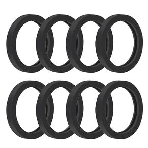 8PCS Fuel Gas Can Spout Gasket Seals Replacement Rubber Gaskets Washer Seal O Ring for Universal Plastic 5 Gal 10 20L Fuel Tank Spout