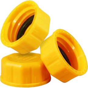 Mapleza Gas Can Cap - Superior Replacement Lid for Midwest Gas Cans- Durable Gas Cap Replacement,Optimized lid design with reduced height for better sealing(Pack of 3)