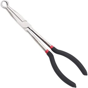 Ruibapa Spark Plug Removal Pliers 11inch Long Reach Hose Grip Pliers For Car P-027