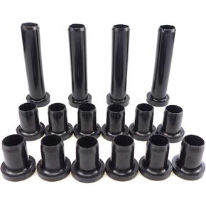 Rubber Material Front Lower Control A-Arm Bushing Kit for Polaris Sportsman 335 400 400L 450 500 570 800 1999-2018, Replace # 5436973 5439270, Long and Short Bushing, 16Pcs