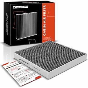 A-Premium Cabin Air Filte with Activated Carbon - Compatible with Audi & Volkswagen Models - A3, A3 Quattro, Q3, S3, TT Quattro, Jetta, Golf, Tiguan, Atlas, GTI - Replace# CF11643