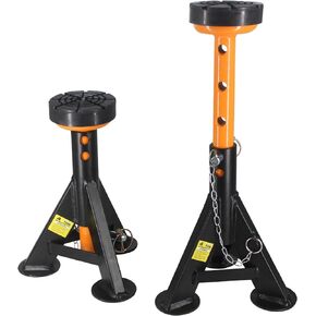 BESTOOL 16 Ton Heavy Duty Jack Stands – 35,000 lbs Capacity, Adjustable 26" to 40.9", Wheeled for Trucks & SUVs
