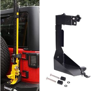MOTLTECH High Lift Jack Mount Bracket fit for Jeep Wrangler JK 2007-2018