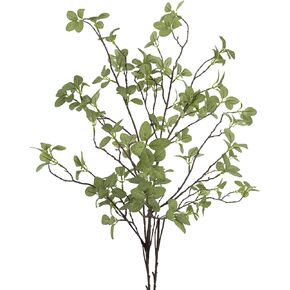 6 pcs Artificial Greenery Stems, 41.3’’ Tall Fake Plants Branches Faux Greenery Ficus Twig Leaf for Home Garden Shop Office Desk Decoration