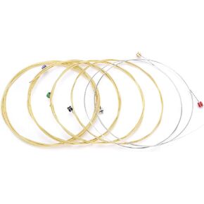 6Pcs Guitar String,Winding Stringed Instrument Accessories for Replacement(TX620)