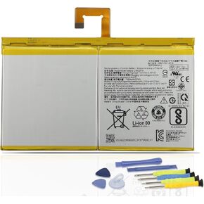 L16D2P31 Tablet Battery Replacement for Lenovo Tab 4 10 TB-X304X TB-X304 TB-X304F TB-X304N Plus TB-X704L TB-X704 TB-X705L TB-X705F ZA440145US TB2-X30M 8SSB18C15128 7000mAh with Tool Repair Kit