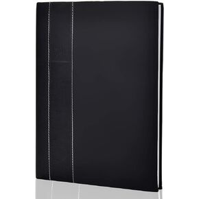 OZCHIN Large Notebooks and Journals Classic Hardcover Notebook 8 x 11 inch 128 Sheets (256 pages) Leather Notebook Journals to Write in for Women Men (Blue)