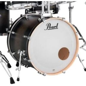 Pearl Bass Drum, Satin Blackburst (DMP1814B/C262)