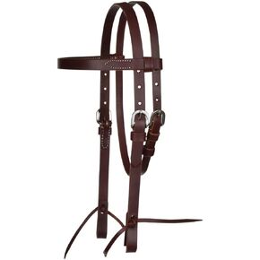 Tack Shack of Ocala- Reinsman Circle Y Pony Classic Browband Headstall، Pony Headstall، Latigo Headstall، Pony Bridle، Leather Pony Headstall، Leather Headstall، Western Headstall، Headstall for Pony in Kuwait