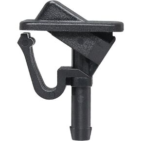 Windshield Washer Nozzle Wiper Spray Replacement Fit For Jeep Wrangler JK 2002-2012 TJ 2002-2006. 1 PCS. OEM#: ‎55156728AB Black