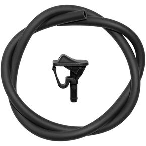 55156728AB Windshield Wiper Nozzle kit, Washer Nozzle Jet Compatible with 2002-2012 Jeep Wrangler TJ JK JKU Models, Replace 58142, Pack of 1