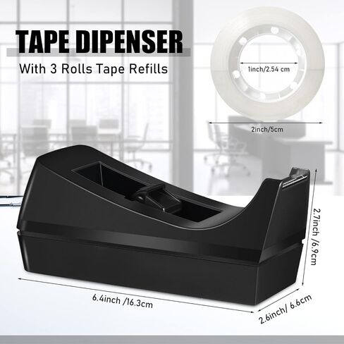 10 Pcs Tape Dispenser Staplers for Desk with Staples and White Tapes 25 Sheet Capacity School Office Stapler in Saudi Arabia