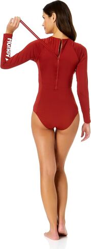 Hurley Women's Standard OAO Long Sleeve Retro Surf Suit in Kuwait