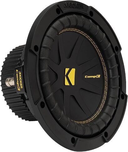مضخم صوت KICKER CompC مقاس 8 بوصات (20 سم)|50CWCS84|SVC 4 أوم|ذروة 400 واط|200 واط RMS|تبريد الهواء القسري|زيادة الرحلات|سيارة، شاحنة، سيارات الدفع الرباعي، UTV in Saudi Arabia