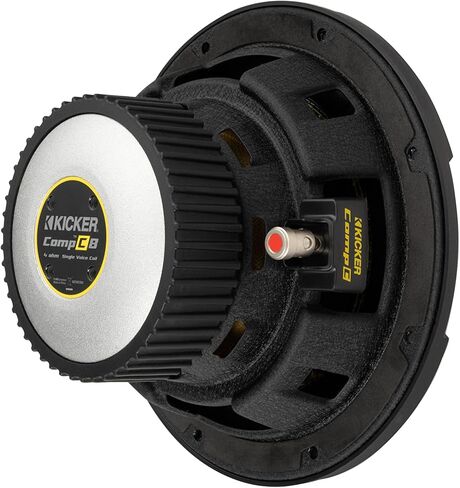 مضخم صوت KICKER CompC مقاس 8 بوصات (20 سم)|50CWCS84|SVC 4 أوم|ذروة 400 واط|200 واط RMS|تبريد الهواء القسري|زيادة الرحلات|سيارة، شاحنة، سيارات الدفع الرباعي، UTV in Saudi Arabia