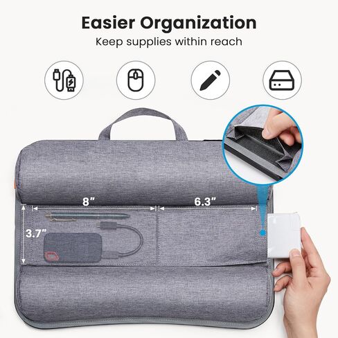 HUANUO Laptop Lap Desk Fits up to 15.6 inch Laptops, Lap Desk with Cushion, Phone Slot & Storage Bag, Portable Lightweight Lap Desk for Laptop, Black Laptop Desk for Home Office Dormitory in Saudi Arabia