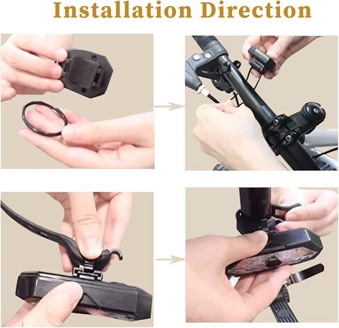 GOTINSN Bike Tail Light for Night Riding, Bicycle Rear Light with Turn Signals Wireless Waterproof Remote Control of Safety Warning Cycling Tail Light in Saudi Arabia