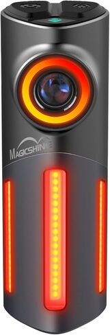 Magicshine SEEMEE DV ضوء خلفي للكاميرا، 1080P 146 درجة | USB-C قابل للشحن | بطارية 3400 مللي أمبير في الساعة وقت تشغيل يصل إلى 110 ساعات | IPX6 مقاوم للماء من الألومنيوم للدراجة الخلفية لراكبي الدراجات على الطرق الحضرية in Kuwait