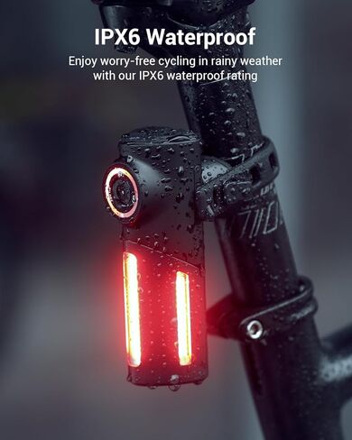 Magicshine SEEMEE DV ضوء خلفي للكاميرا، 1080P 146 درجة | USB-C قابل للشحن | بطارية 3400 مللي أمبير في الساعة وقت تشغيل يصل إلى 110 ساعات | IPX6 مقاوم للماء من الألومنيوم للدراجة الخلفية لراكبي الدراجات على الطرق الحضرية in Kuwait