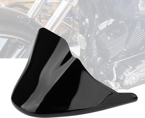 VG MOTO Motorcycle Front Spoiler Chin Fairing Lower Mudguard Air Dam Glossy Black Cover with Mounting Bracket Replacement for Harley Sportster Iron XL 883 XL1200 2004-2014 in Saudi Arabia
