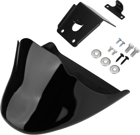 VG MOTO Motorcycle Front Spoiler Chin Fairing Lower Mudguard Air Dam Glossy Black Cover with Mounting Bracket Replacement for Harley Sportster Iron XL 883 XL1200 2004-2014 in Saudi Arabia