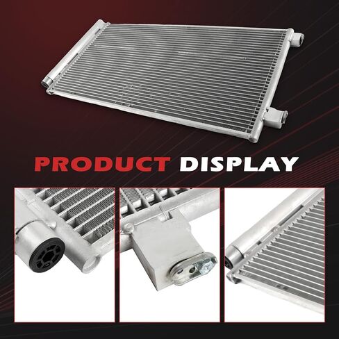 4921 AC Condenser Air Conditioning Condenser Compatible with 2015-2021 Renegade Compass 2.4L 4Cyl Engine Aluminum Parallel Flow Replace OE 730045, 68247204AA, 68273402AA in Saudi Arabia
