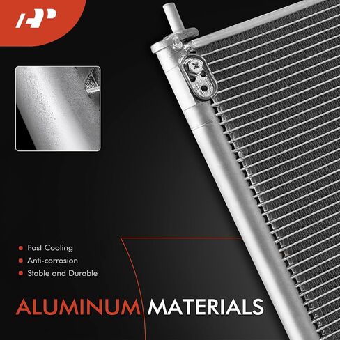 A-Premium Air Conditioning A/C Condenser Compatible with 2011-2017 Honda Odyssey V6 3.5L, Replace# 80110TK8A01, 80110SK8A01 in Saudi Arabia