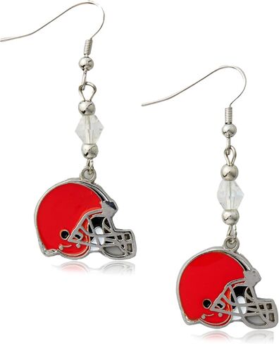 Siskiyou Sports NFL Crystal Dangle Earrings in Saudi Arabia