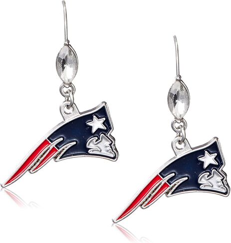 Siskiyou Sports NFL Crystal Dangle Earrings in Saudi Arabia