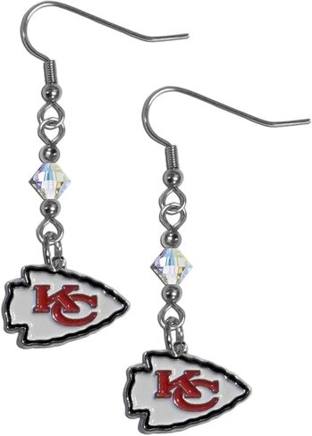 Siskiyou Sports NFL Crystal Dangle Earrings in Saudi Arabia