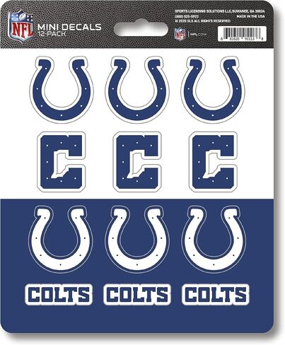 مجموعة ملصقات صغيرة من FANMATS NFL للجنسين والكبار مكونة من 12 قطعة in Kuwait