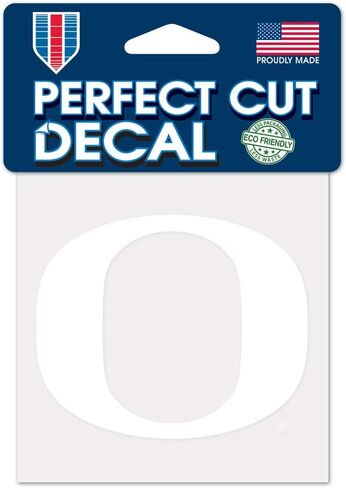 ملصق WinCraft NCAA للجنسين للبالغين 4x4 ذو قصة مثالية باللون الأبيض in Kuwait