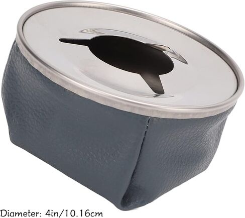 كيس فول كيس الرمل منفضة سجائر مقاومة للرياح منفضة سجائر سجائر سيجار علبة رماد كبيرة من الفولاذ المقاوم للصدأ جلد البولي يوريثان أزرق للسفن واليخوت RVs in Kuwait