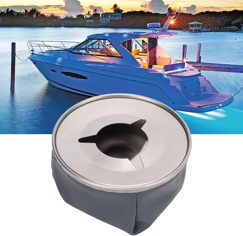 كيس فول كيس الرمل منفضة سجائر مقاومة للرياح منفضة سجائر سجائر سيجار علبة رماد كبيرة من الفولاذ المقاوم للصدأ جلد البولي يوريثان أزرق للسفن واليخوت RVs in Kuwait