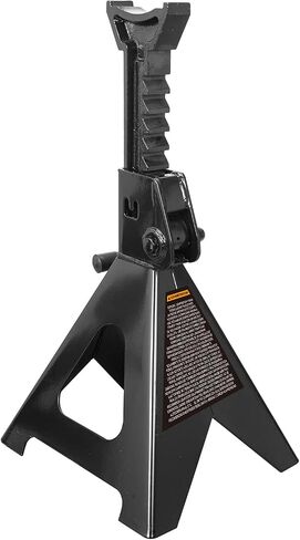 Torin AT43202B Steel Jack Stands: 3 Ton (6,000 lb) Capacity, Black, 1 Pair in Saudi Arabia