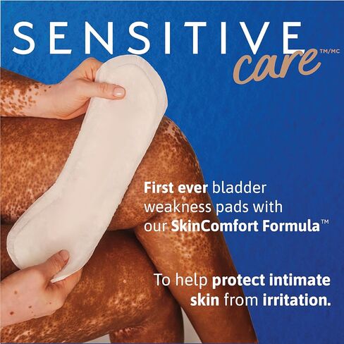 TENA Incontinence Pads, Bladder Control & Postpartum for Women, Moderate Absorbency, Long Length, Sensitive Care - 60 count in Saudi Arabia
