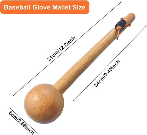 Reicyfang Baseball Hammer, Quick Create Ball Shaped Pocket Softball Glove Mallet, Baseball Softball Glove Mallet, One-Piece Mallet, Baseball Mitts Shaper Tool for Adult Youth Catchers in Saudi Arabia