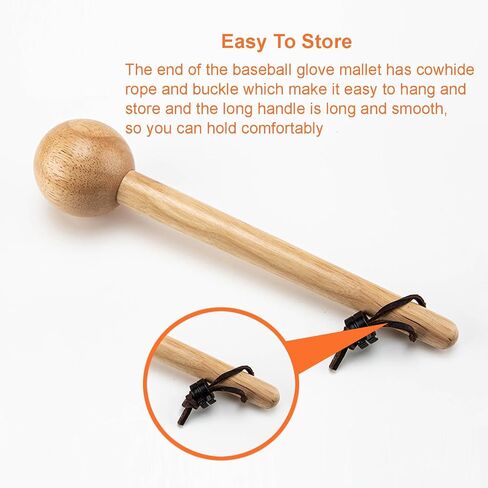 Reicyfang Baseball Hammer, Quick Create Ball Shaped Pocket Softball Glove Mallet, Baseball Softball Glove Mallet, One-Piece Mallet, Baseball Mitts Shaper Tool for Adult Youth Catchers in Saudi Arabia
