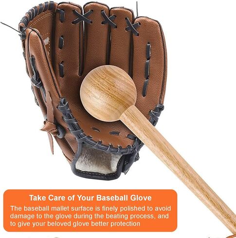 Reicyfang Baseball Hammer, Quick Create Ball Shaped Pocket Softball Glove Mallet, Baseball Softball Glove Mallet, One-Piece Mallet, Baseball Mitts Shaper Tool for Adult Youth Catchers in Saudi Arabia