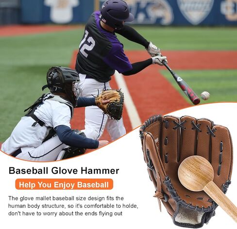 Reicyfang Baseball Hammer, Quick Create Ball Shaped Pocket Softball Glove Mallet, Baseball Softball Glove Mallet, One-Piece Mallet, Baseball Mitts Shaper Tool for Adult Youth Catchers in Saudi Arabia