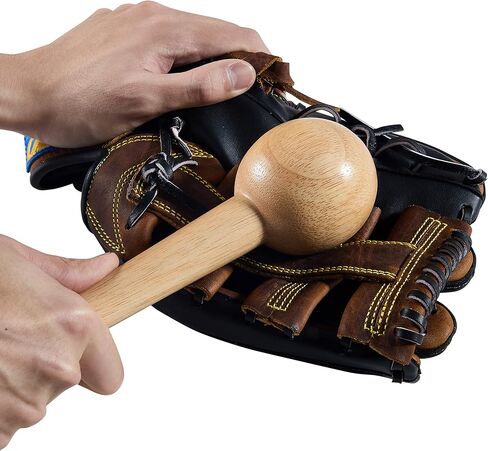 مطرقة قفازات من قطعة واحدة للبيسبول والبيسبول من Yuyongshuai، أداة تشكيل قفازات البيسبول والكرة اللينة، لفافة القفازات، حزام قفازات البيسبول والكرة اللينة، مجموعة من 3 قطع، تناسب جميع القفازات. in Kuwait