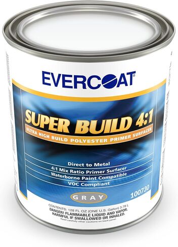 Evercoat Super Build 4:1 Polyester Primer Surfacer for Aluminum, Fiberglass & More - 128 Fl Oz in Saudi Arabia