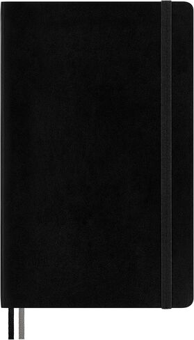 Moleskine Classic Expanded Notebook, Soft Cover, Large (5" x 8.25") Ruled/Lined, Black, 400 Pages in Saudi Arabia