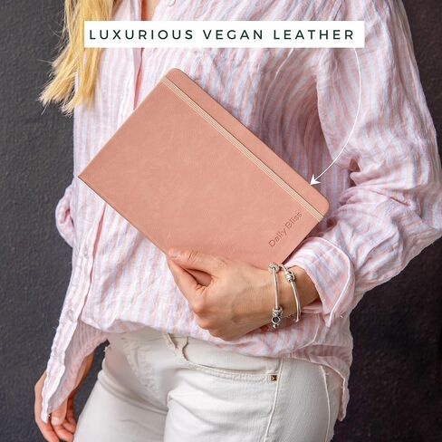 Daily Bliss Stone Paper Journal Premium A5 Hardcover Vegan Leather Notebook Journal | 160 Pages | Premium Quality Professional Notebook For Men and Women |Comes With Gift Box Waterproof Notebook in Kuwait