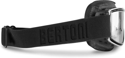 Bertoni Aviator نظارات كلاسيكية للدراجات النارية عدسات فوتوكروميك F188PH دراجة نارية مستشعر الشمس نظارات جلدية سوداء للخوذات in Saudi Arabia