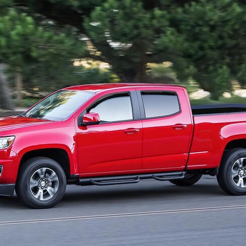 واقيات المطر المتينة في القناة من Nilight لسيارة Chevy Trailblazer 2021 2022 2023 2024 منحرف النافذة، واقيات نافذة التهوية-4 قطعة in Saudi Arabia