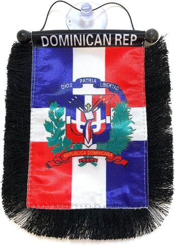Dominican Republic car Flag in Saudi Arabia